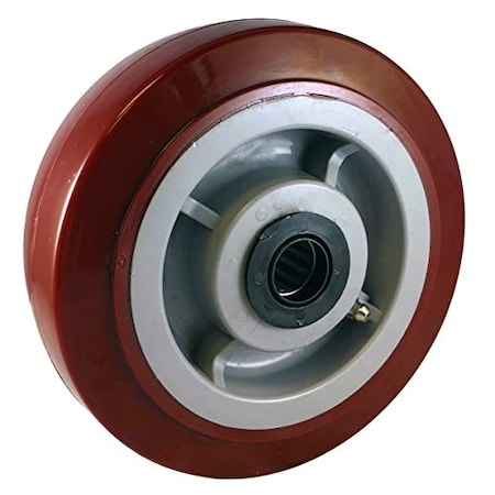 Casterhq 5"x2" Premium Polyurethane ON POLYOLEFIN CORE, 750 LBS Cap, Repla XN-9OIE-OJZJ